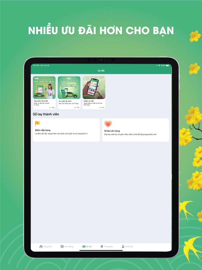 Tego - Gọi xe đường dài