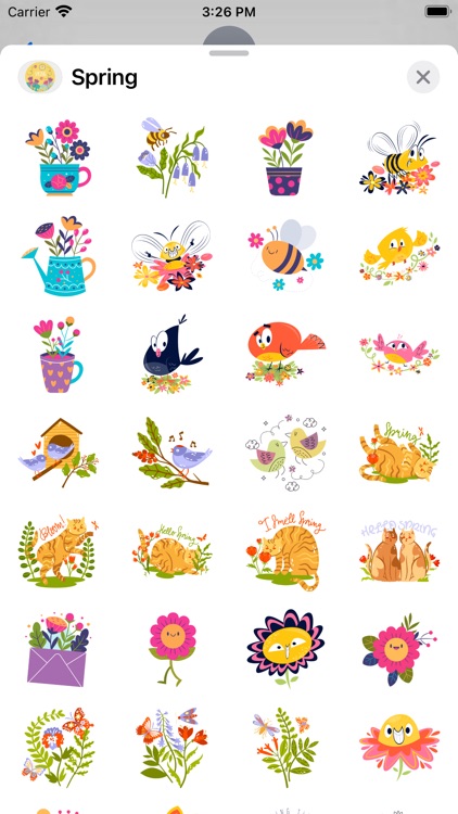 Spring Is Here Stickers