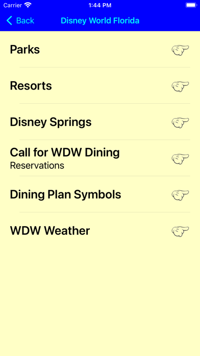 Screenshot #2 pour Gluten Free For Disney Dining