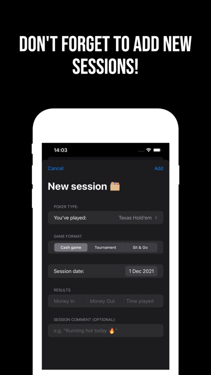 PokerLog - Уour poker score! screenshot-3