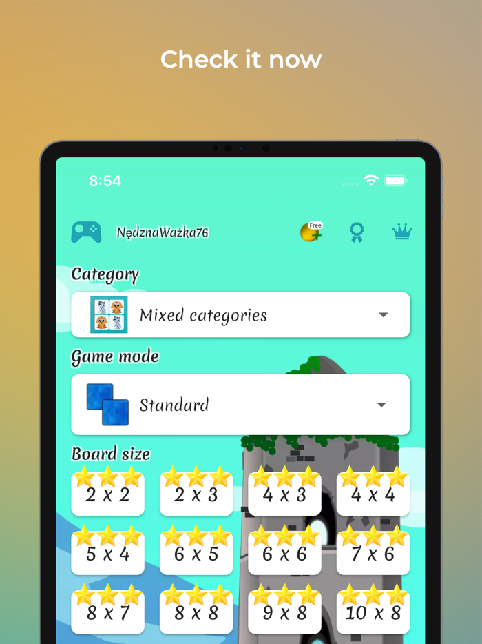 Cards Matching train brain