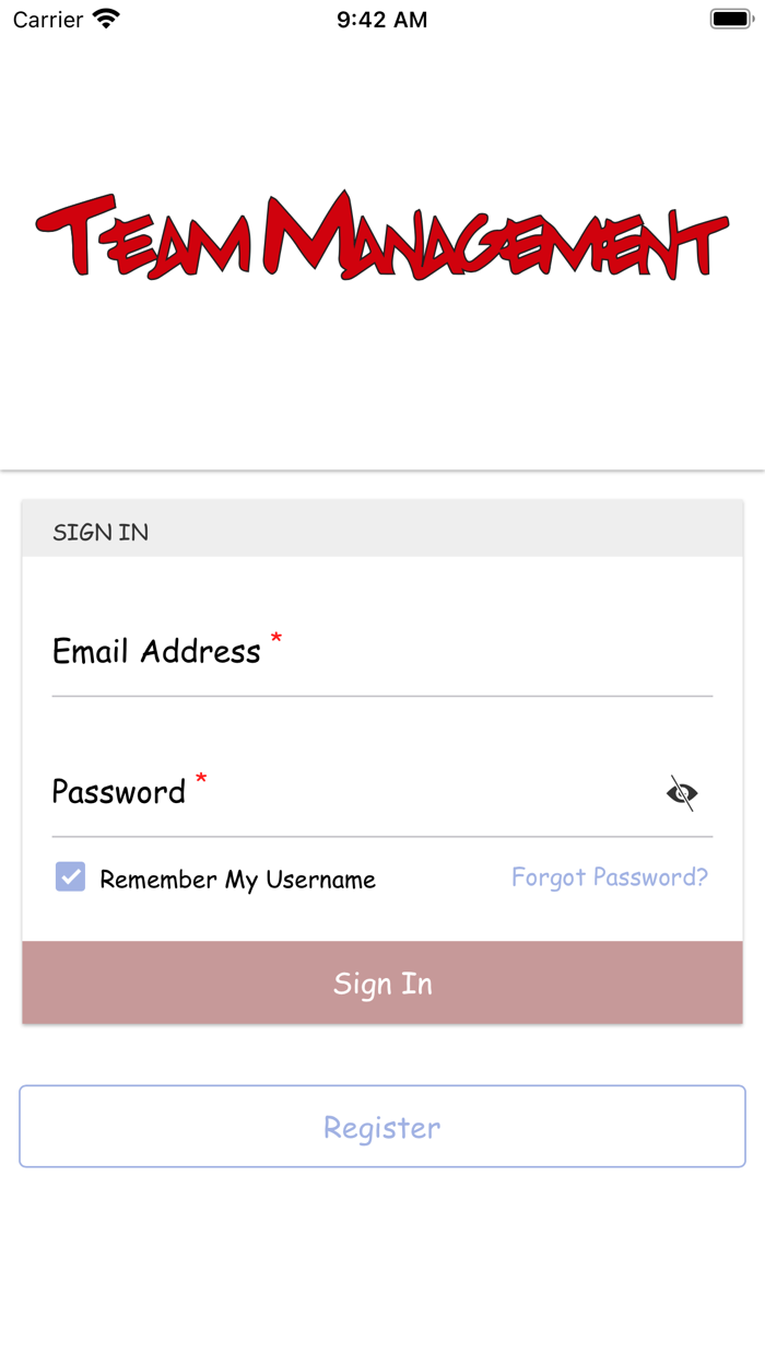 Team Mgt Homeowner Portal