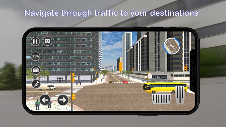 Metro Bus Driver Pro Simulator screenshot-3