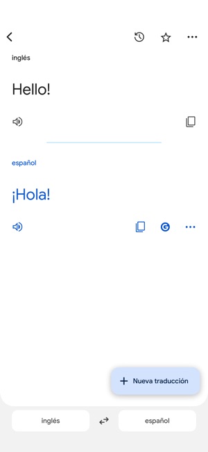 Traductor de Google en App Store