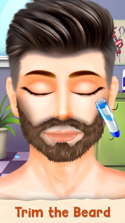 Beard Salon Hair Cutting Game screenshot-4