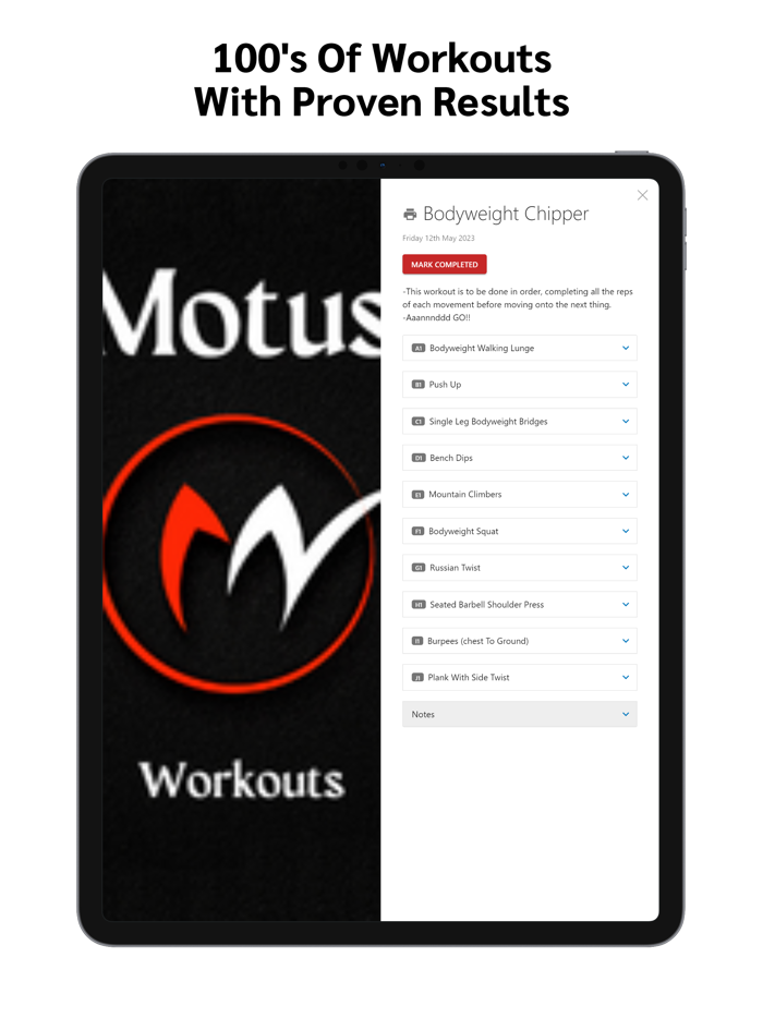 Motus Online Fitness