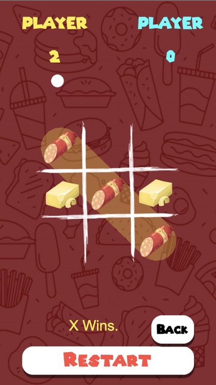 Tic Tac Toe Food screenshot-5