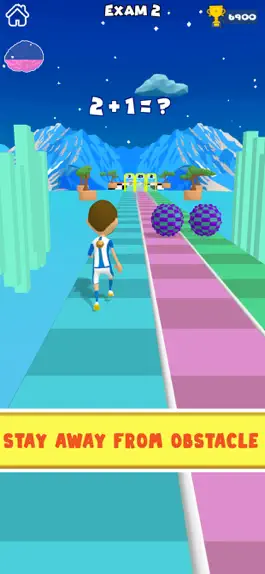 Game screenshot Brain Math Run 3D apk