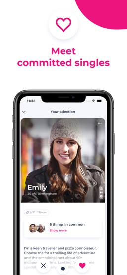 Meetic app screenshot
