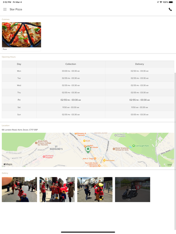 Star Pizza Dover screenshot 4