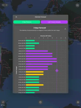 Screenshot 1 Auroras Forecast iphone
