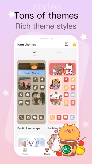 Widgets-Theme Icon Changer screenshot 2