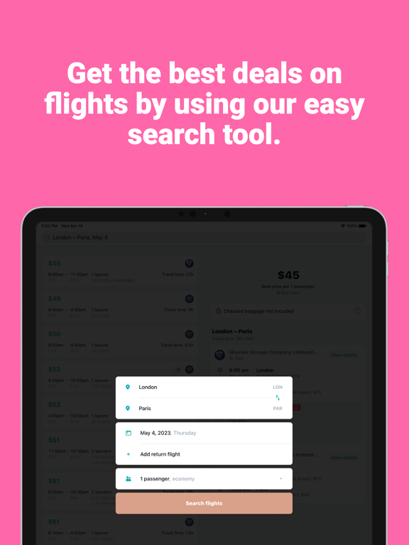 Compare Flight : Search Flight screenshot 2