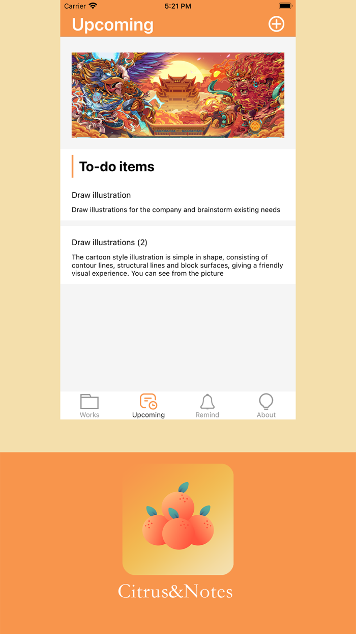 CitrusNotes-Arrange well