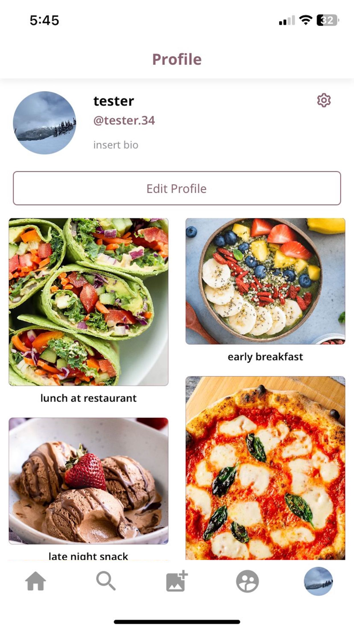 daily munch- food diary