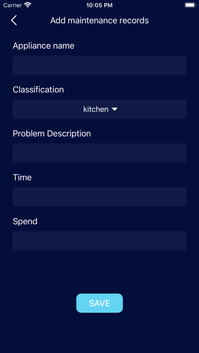 Screenshot #2 pour Appliance Repair Record