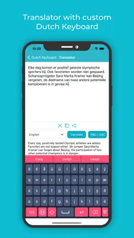 Game screenshot Dutch Keyboard: Translator hack