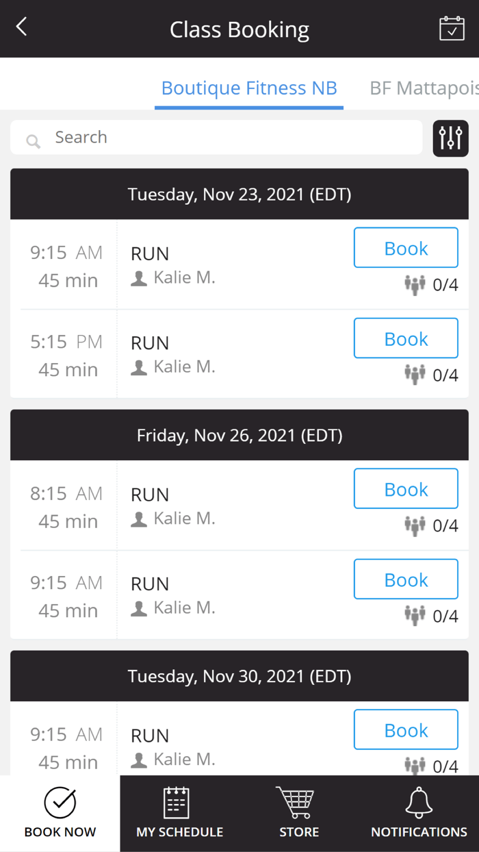 Boutique Fitness, Inc