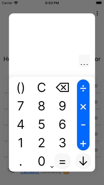 Thrust Calculator