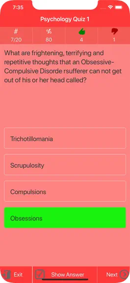 Game screenshot The Psychology Quiz hack