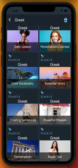 Game screenshot Bluebird: Learn Greek mod apk