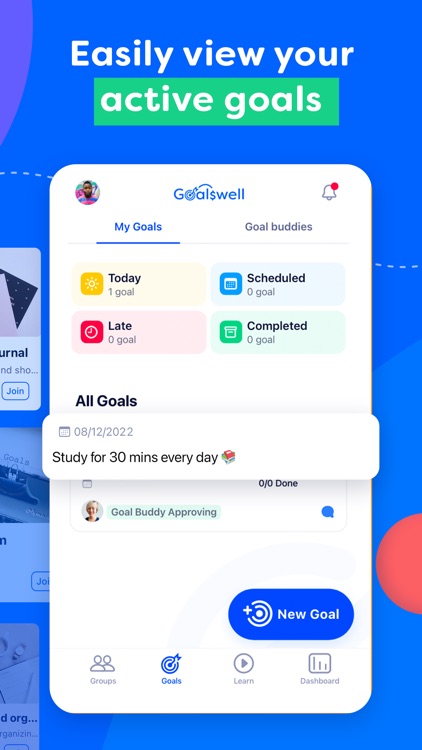 Goalswell-Goal & Habit Tracker
