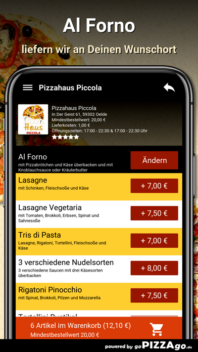 Pizzahaus Piccola Oelde screenshot 6