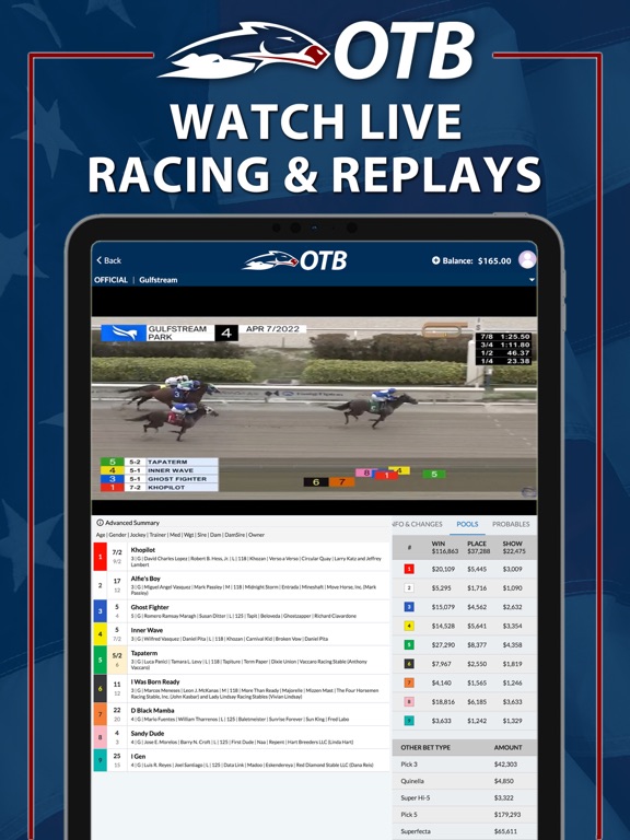 OTB - Horse Race Betting App screenshot 3