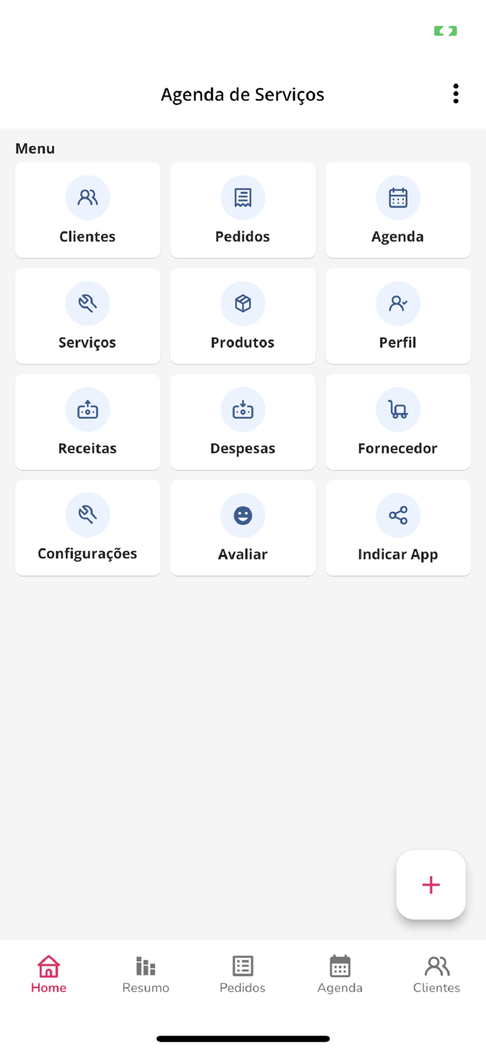 Agenda de Clientes e Serviços