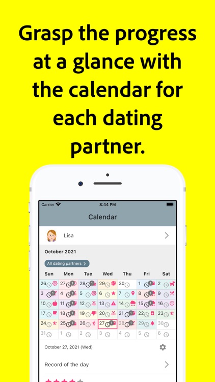 Smart Dating Calendar screenshot-3