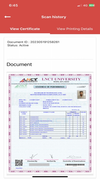 LNCT Bhopal SeQR Scan screenshot-6