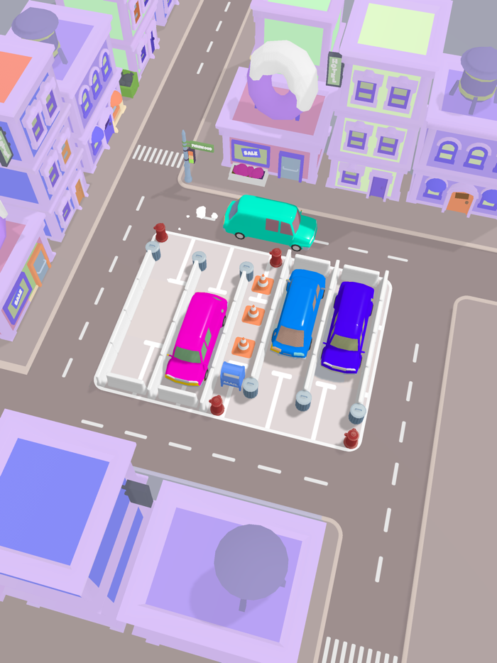 Mini Parking 3d jam traffic