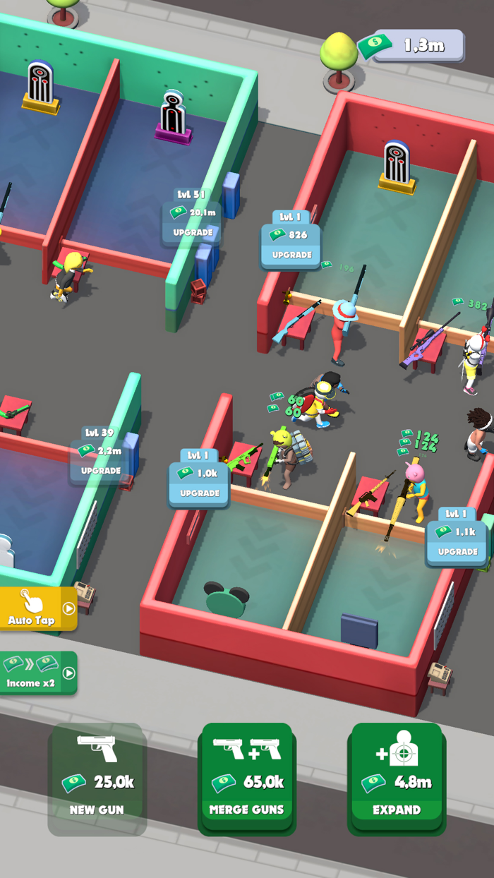 Shooting Area - Idle Clicker