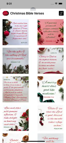 Game screenshot Christmas Bible Verses Sticker apk