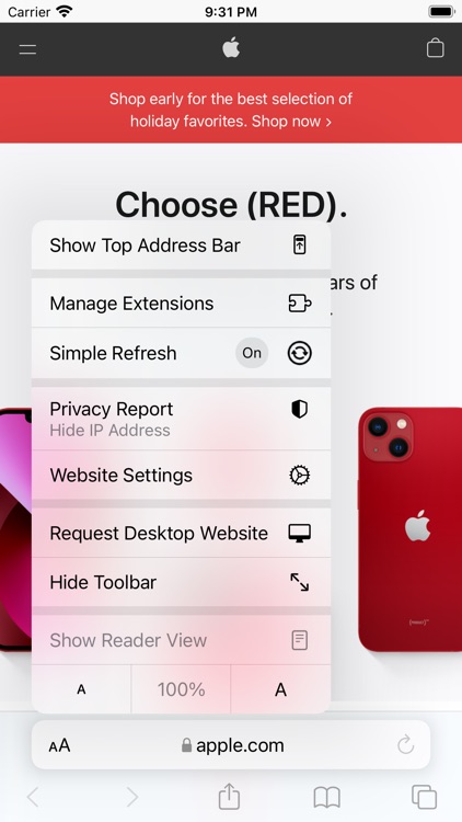 Simple Refresh for Safari