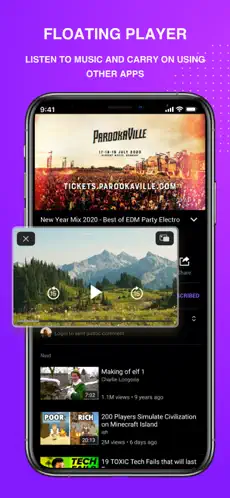 Screenshot 3 DailyTube - Video Streamer iphone