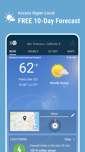 WeatherBug – Weather Forecast captura de pantalla 1
