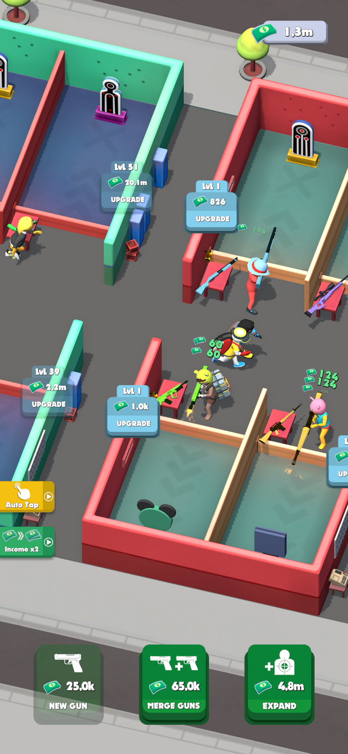 Shooting Area - Idle Clicker