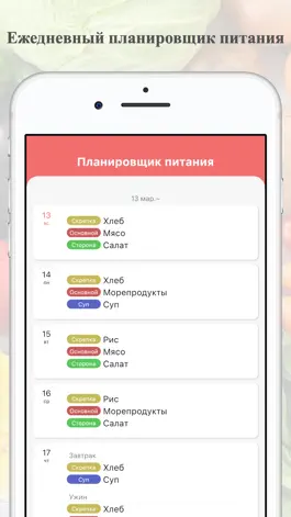 Game screenshot дневник еда планировщик mod apk