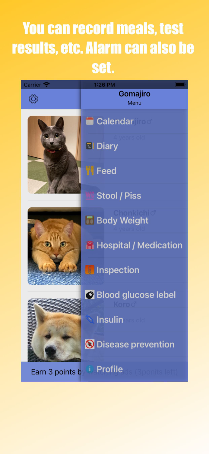 Pet Care  Diary app for pets
