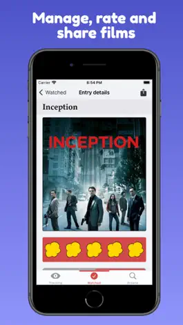 Game screenshot Film Tracker apk