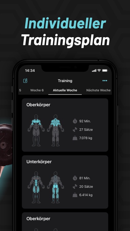 MyFitCoach Muskelaufbau im Gym