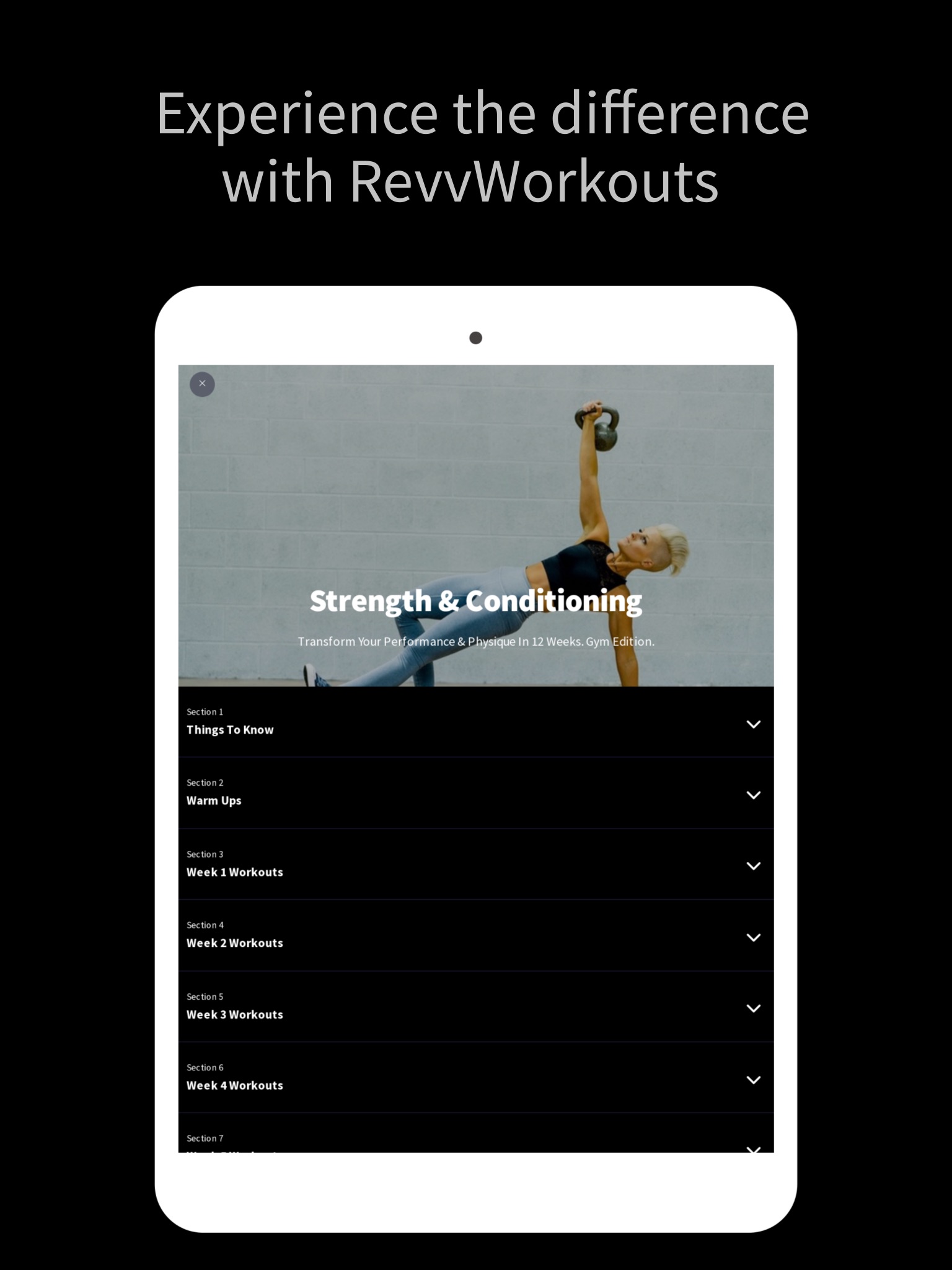 RevvWorkouts screenshot 4