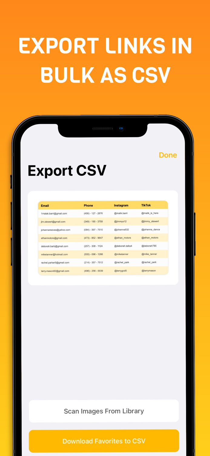 LiveLink - Screenshot Scanner