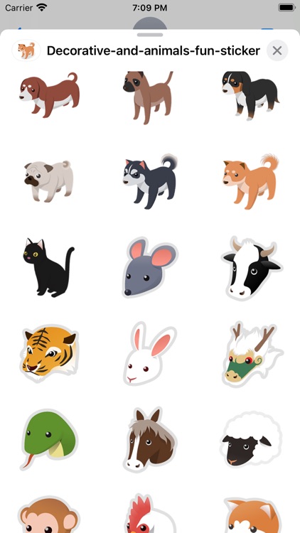 Decoration & Animals Stickers