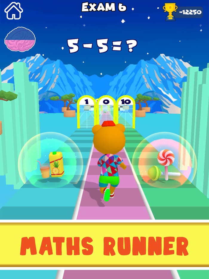 Brain Math Run 3D
