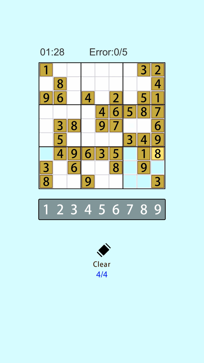Classic Sudoku Puzzle Brain