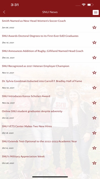 Southern Nazarene University screenshot-3