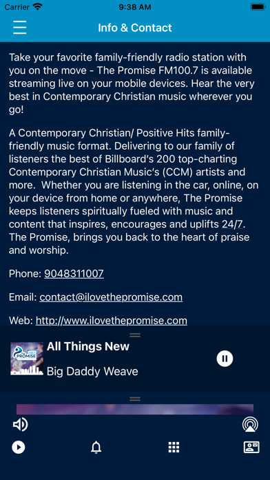 The Promise - FM100.7 screenshot 3