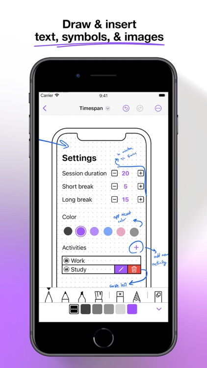 iOS App Template Based on Sketch Elements